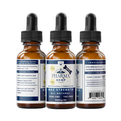 Pure CBD Tincture for Pets THC Free Max Strength 5,000mg CBD 2oz